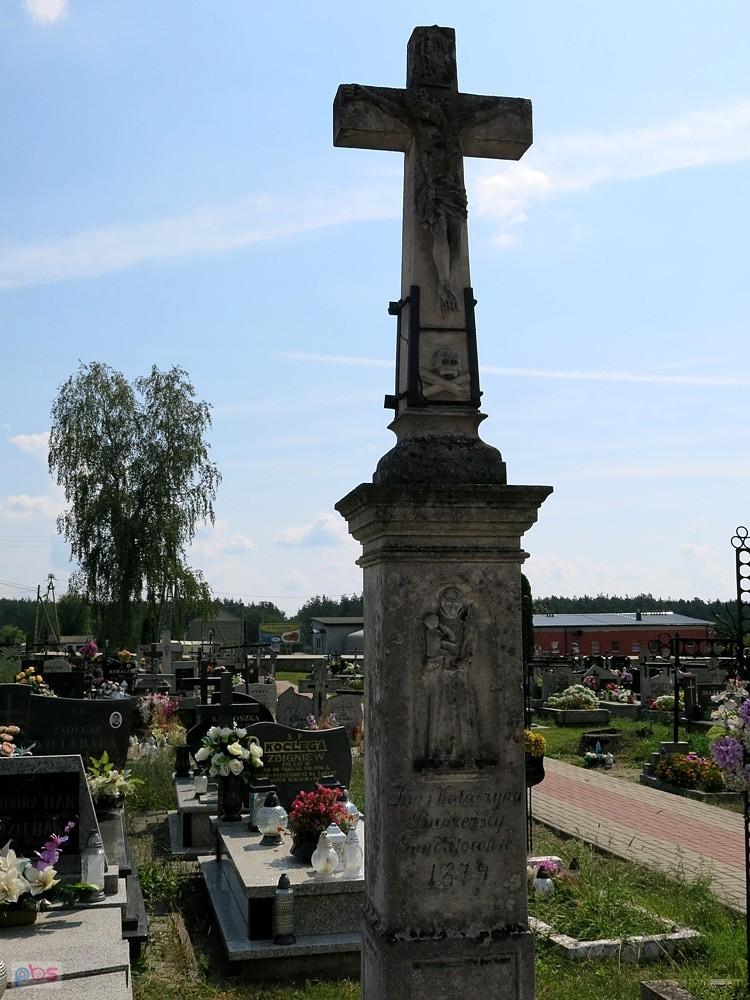 Jedna czaszka na cmentarzu