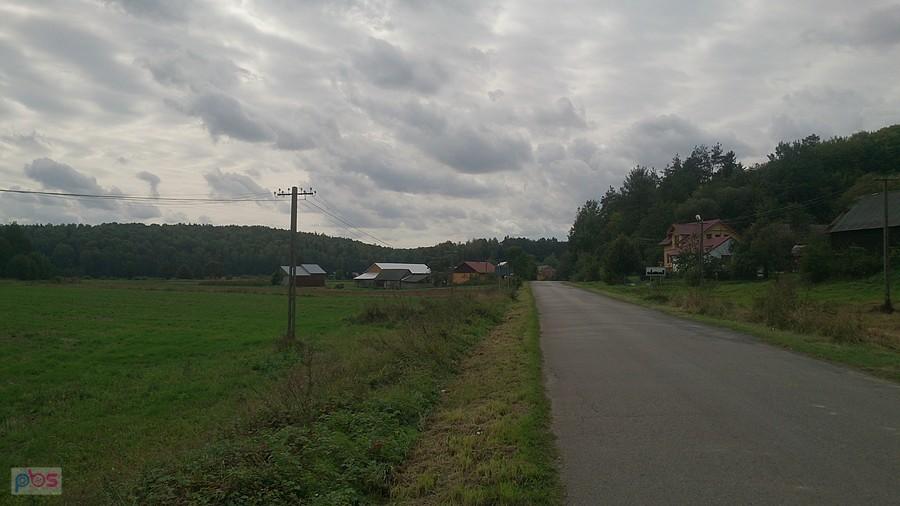 Asfalt prowadzący na Batorz