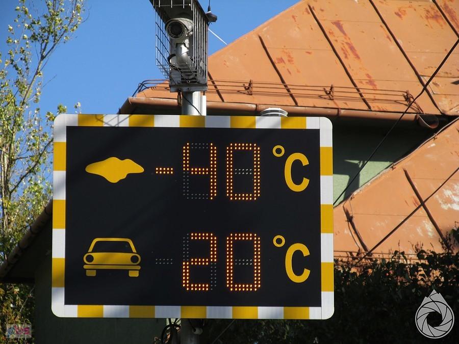 na Słowacji ekstremum temperatur