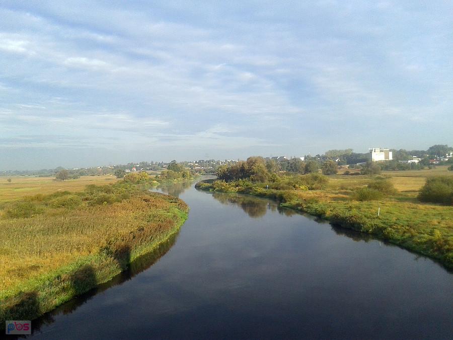 Warta widok z mostu, kierunek Stare Miasto