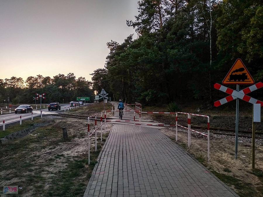 Barierki na DDRce Tomaszów Mazowiecki-Spała