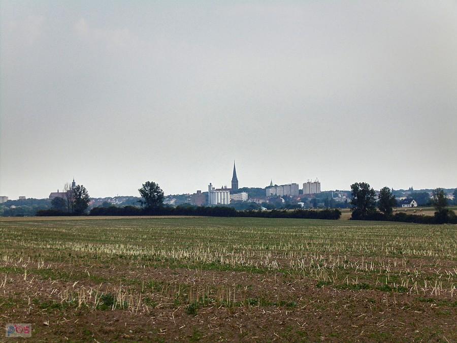 widok na Stargard z drogi Klępino - Grabowo