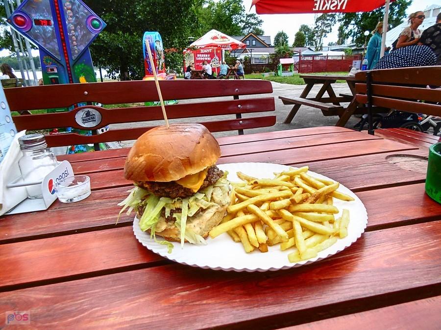 mój zamówiony burger :)
