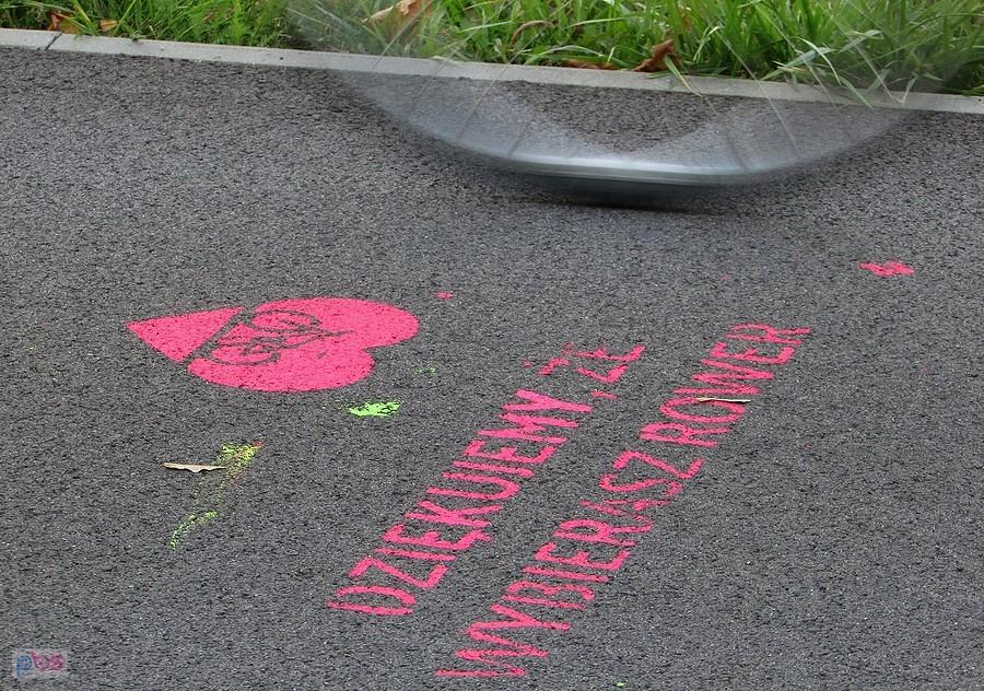 Serduszko dla rowerzystów