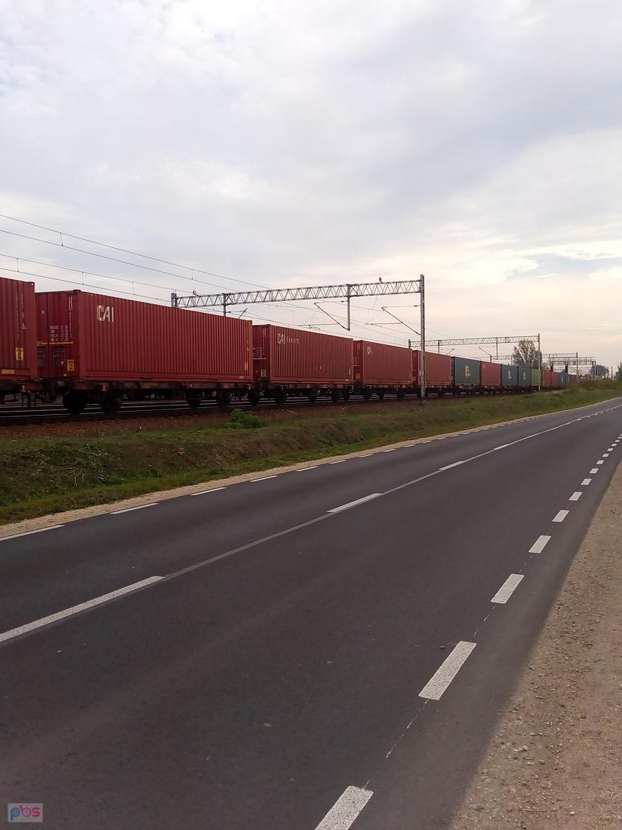 Droga wzdłuż torów