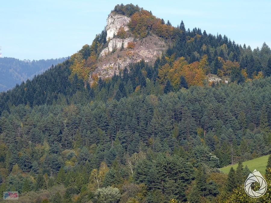 Małe Pieniny powoli też jesiennie - Rabsztyn