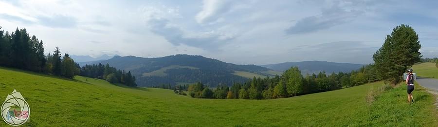 panoramka z Hanusovskiego sedla