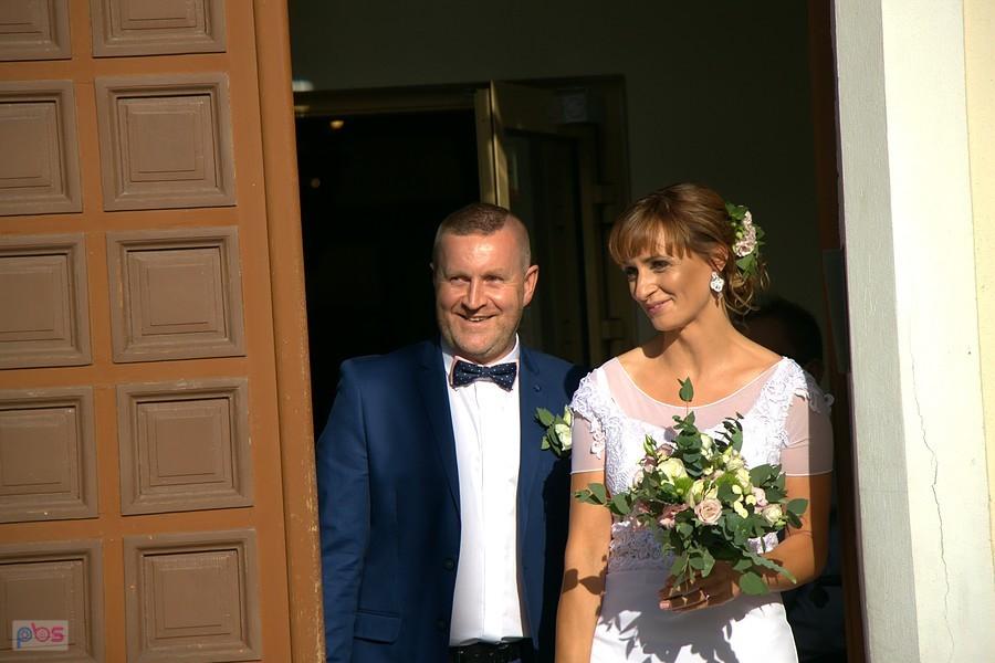 i już po ślubie Beata i Arek