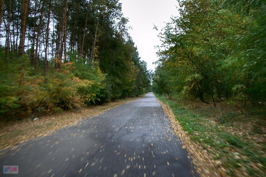 z pomocą wiatry pognałem z Niedźwiedzia do Reptowa :)