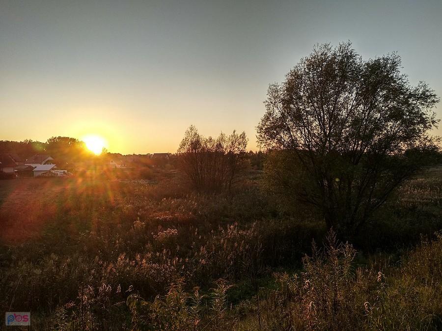 Słońce jest już bardzo nisko