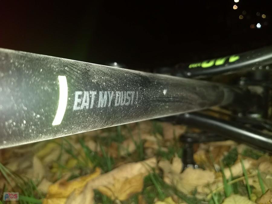 Eat my dust!