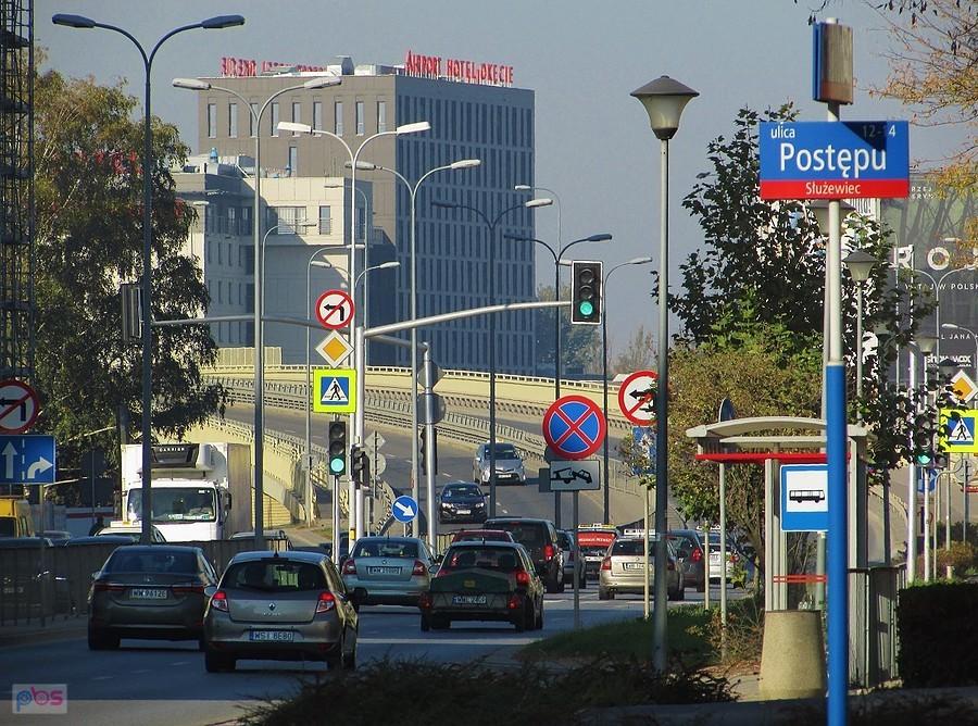 Ulica Cybernetyki i Hotel Airport Okęcie