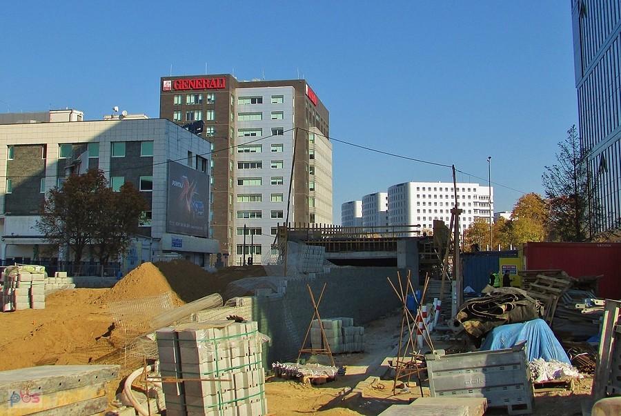 Trwa budowa estakady nad ul. Marynarską