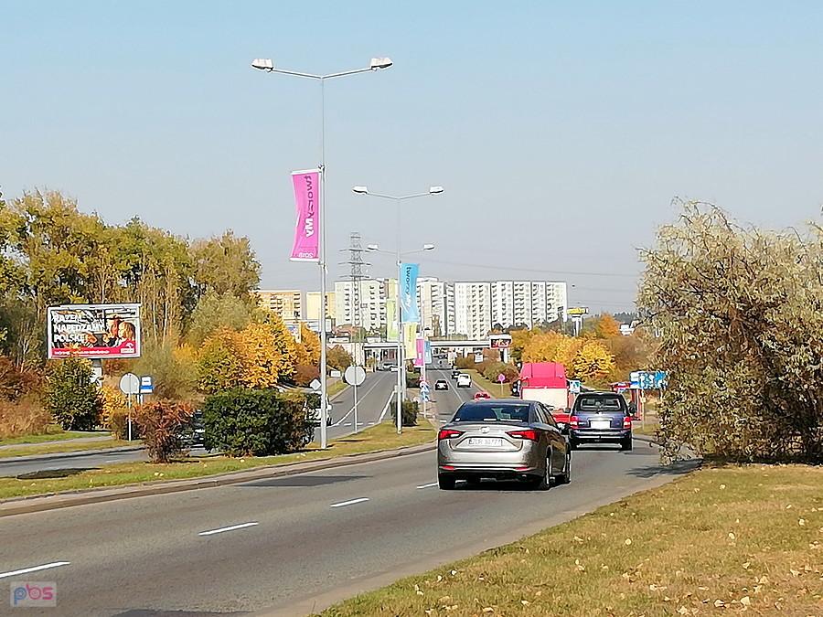 Kolejny raz widok spod ronda Hakena ale zdjęcie smartfonem.