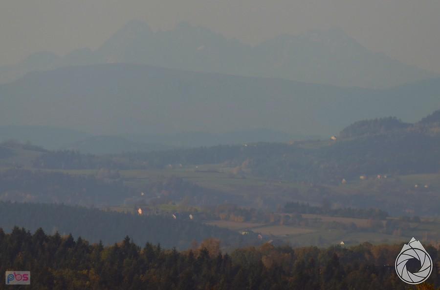 dalej niesmiałe Tatry znad Moszczenicy