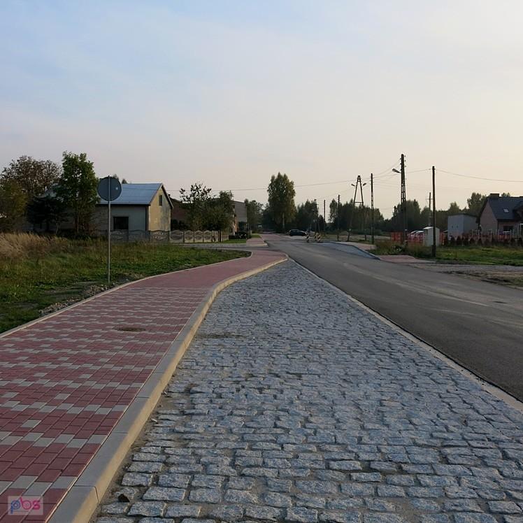 Nowo wyremontowane skrzyżowanie w Ciebłowicach Dużych