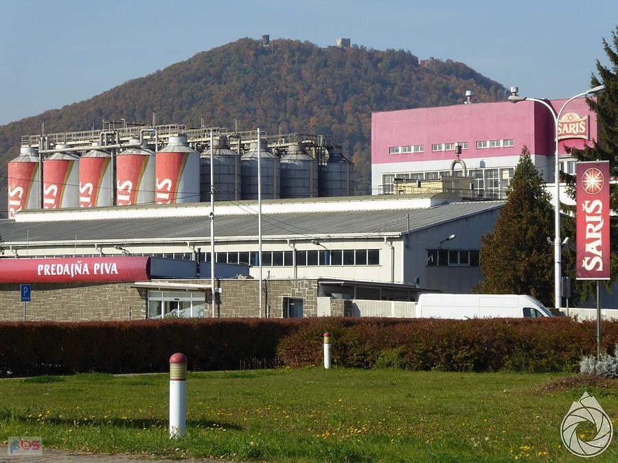 Sariski browar pod kopcem z hradem