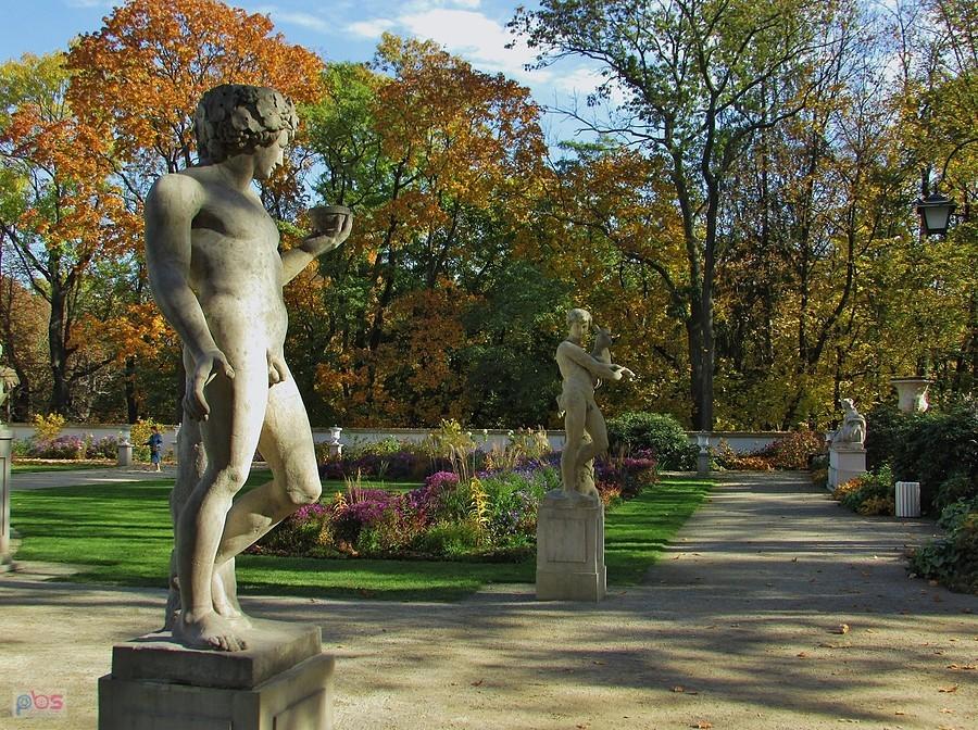 Bachus i Faun przed Starą Pomarańczarnią