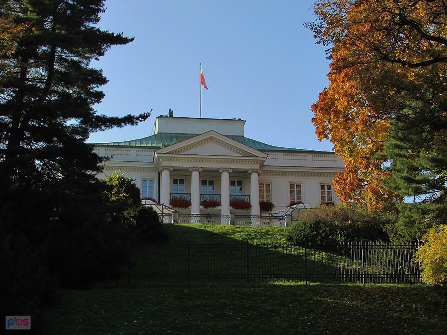 Beweder od strony Łazienek
