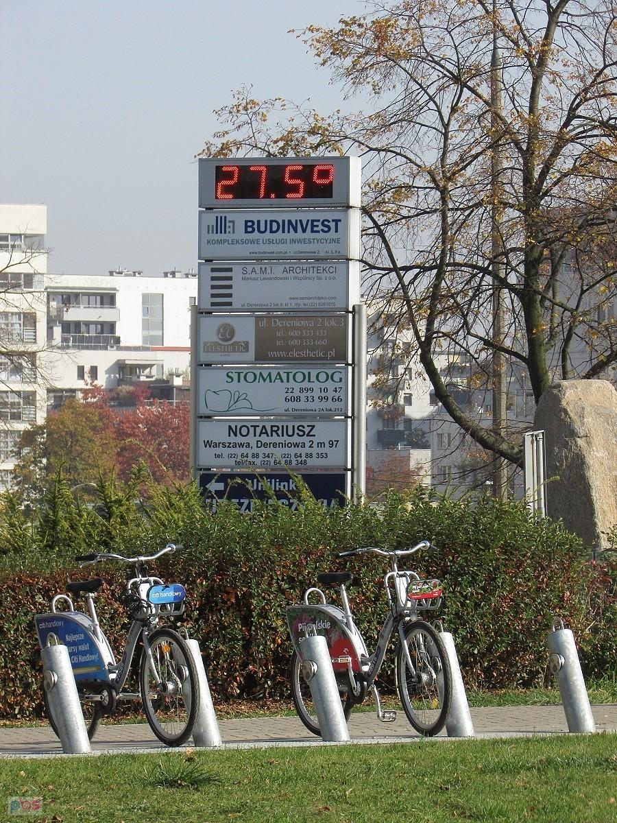 Październikowa temperatura