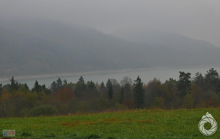 Pieniny Gorlickie w mgle