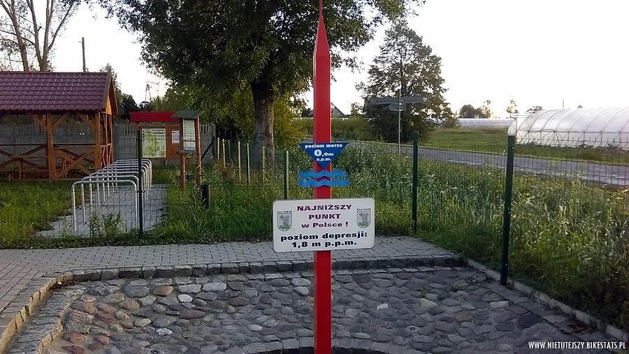 Najniżej położony punkt w Polsce - Raczki Elbląskie