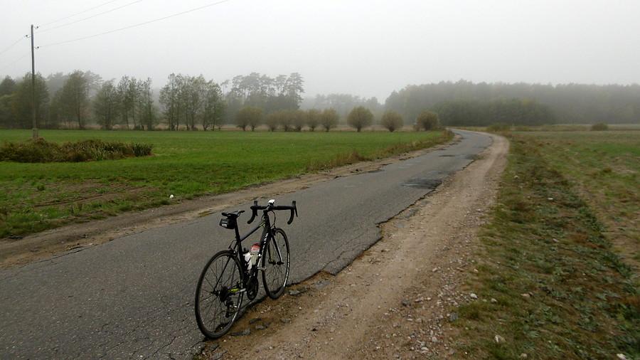 Pierwsze ze 40 km to miałem półmgliste warunki