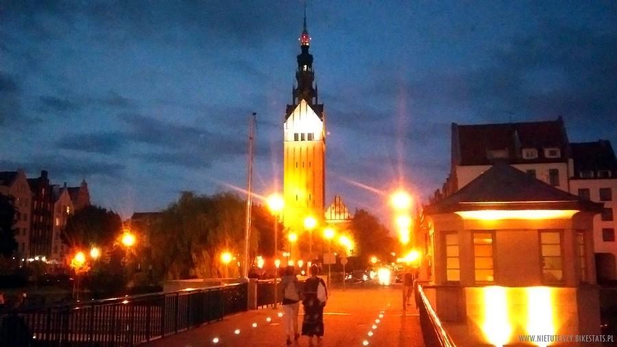Elbląg nocą