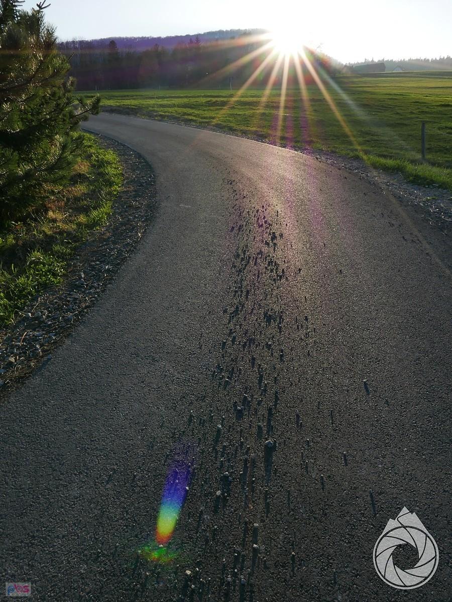 podjazd nad Ropę po nowym dywaniku