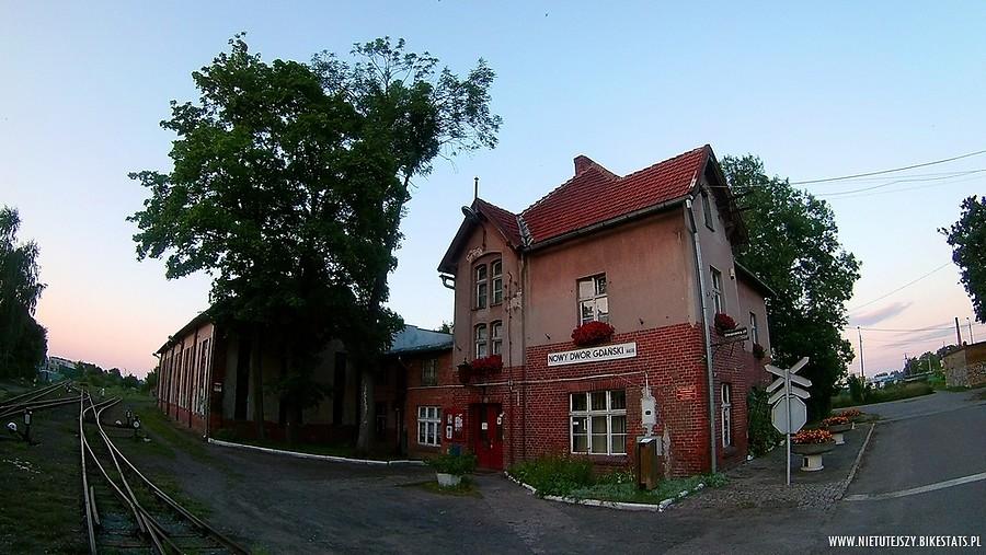 Dworzec Żuławskiej kolei wąskotorowej