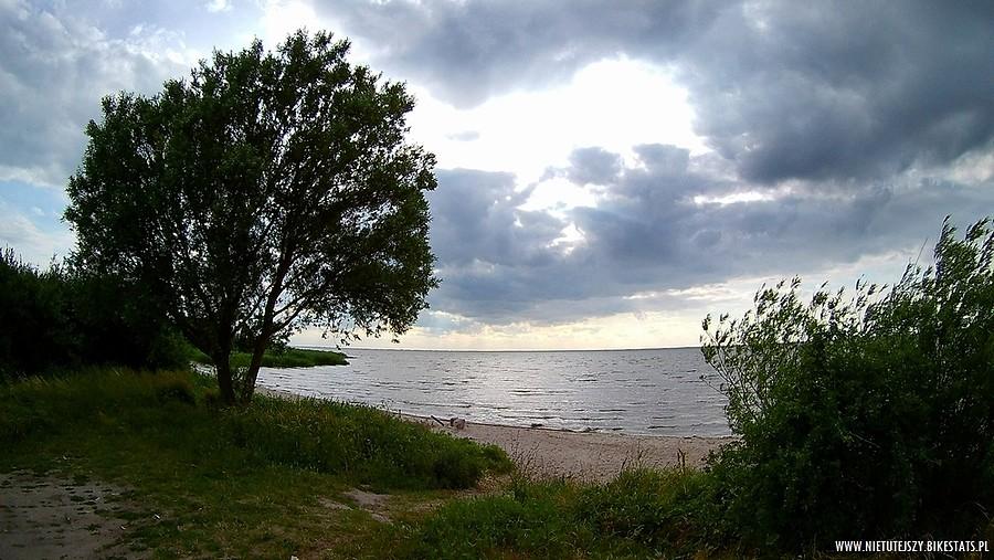 Plaża nad Zalewem Wiślanym
