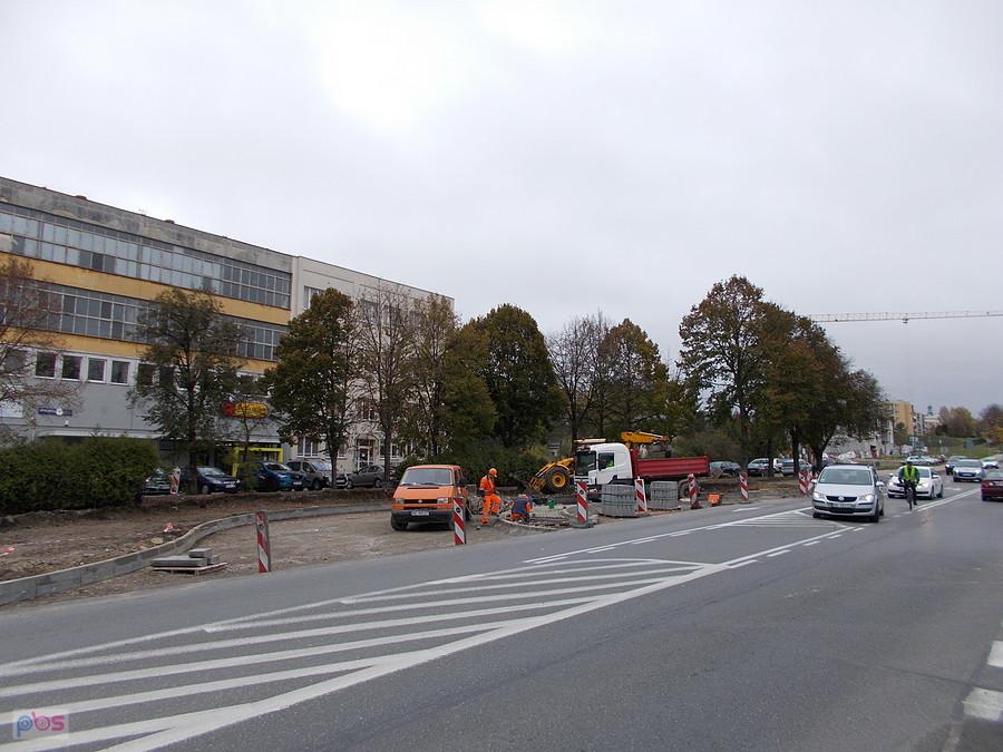 Budowa ronda Królewiecka-Kościuszki
