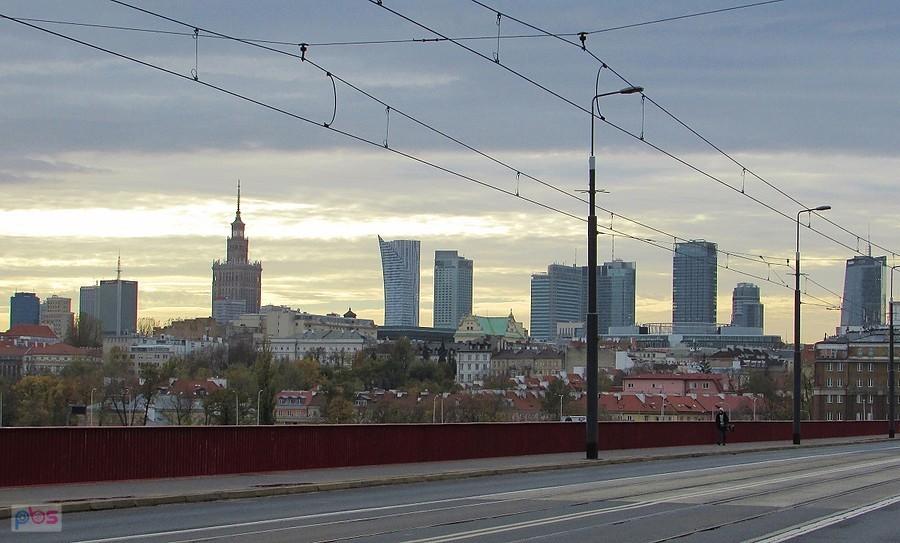 Widok z Mostu Śląsko-Dąbrowskiego