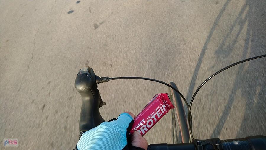 Posiłek rowerzysty