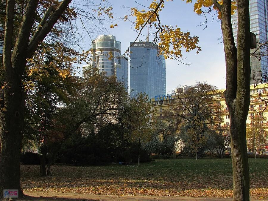 Widok z Parku Świętokrzyskiego