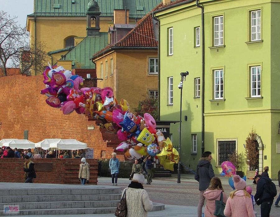 Sprzedawca baloników