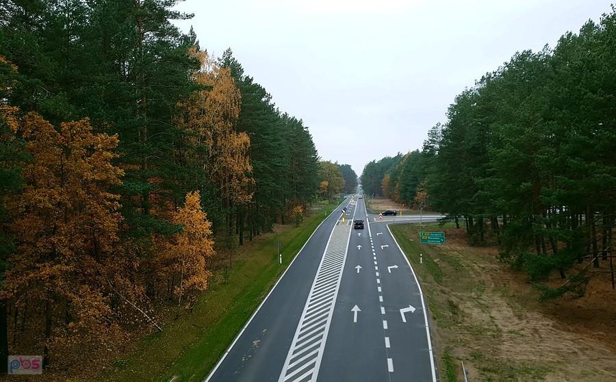 Nad 'Chociwelką" w okolicy krzyżówki z DW 141