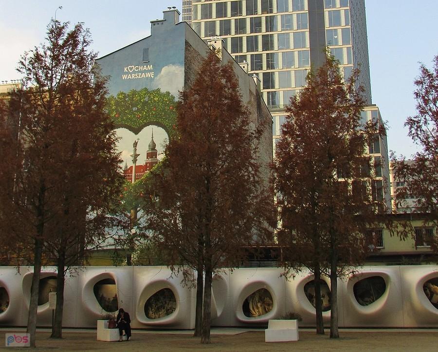 Mural Kocham Warszawę