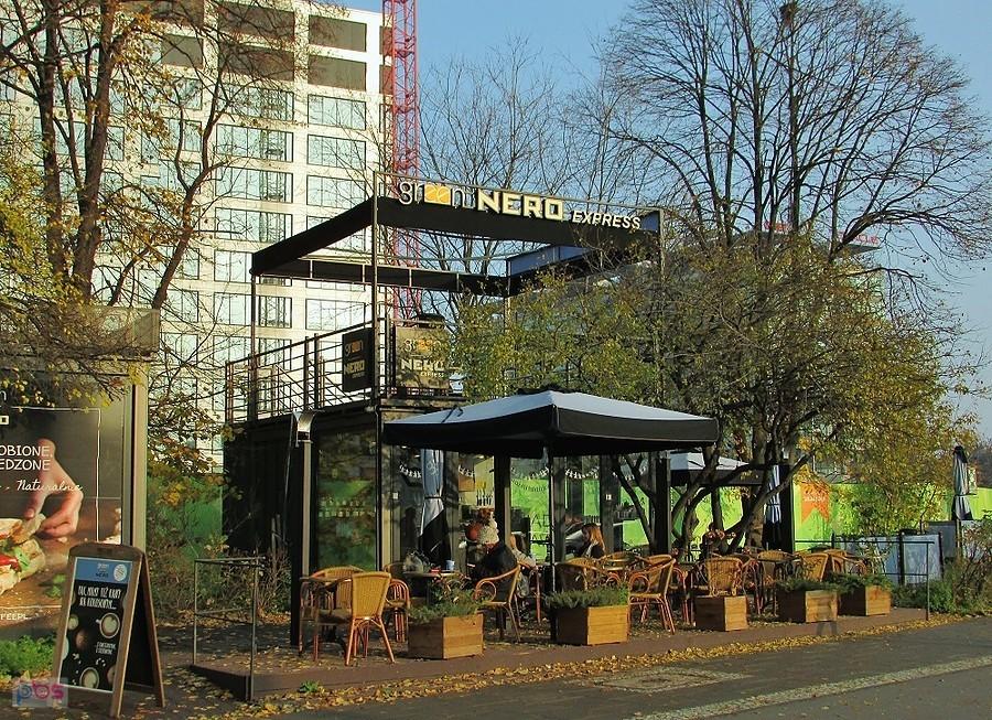 Listopadowy ogródek Green Nero przy rondzie Daszyńskiego