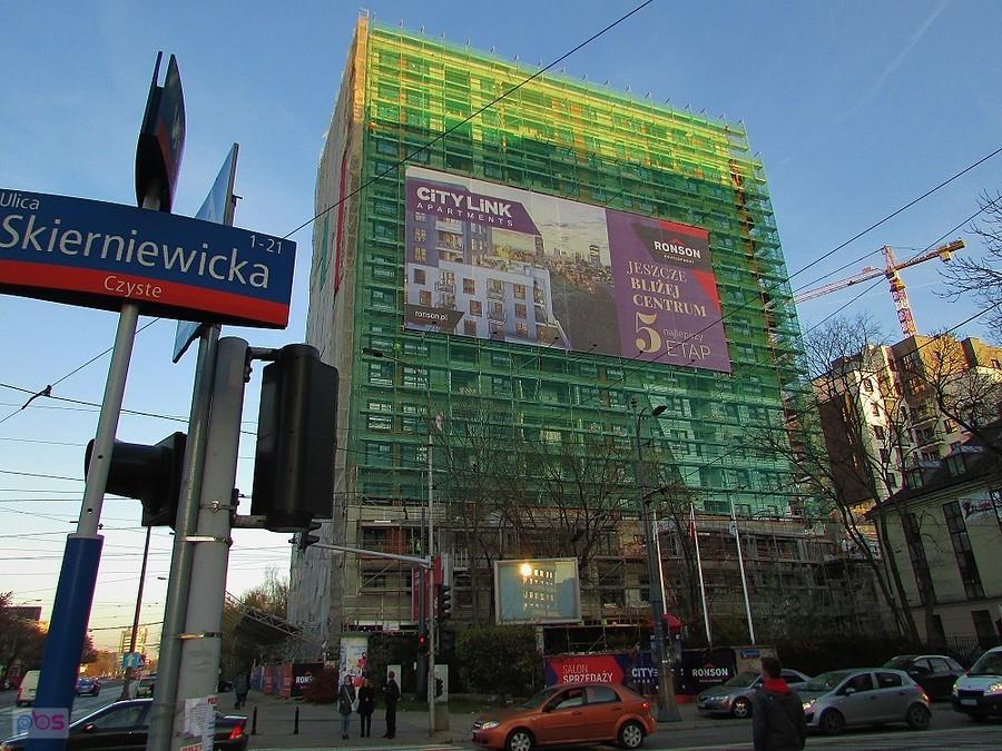 Budowa City Link na miejscu Fotonu