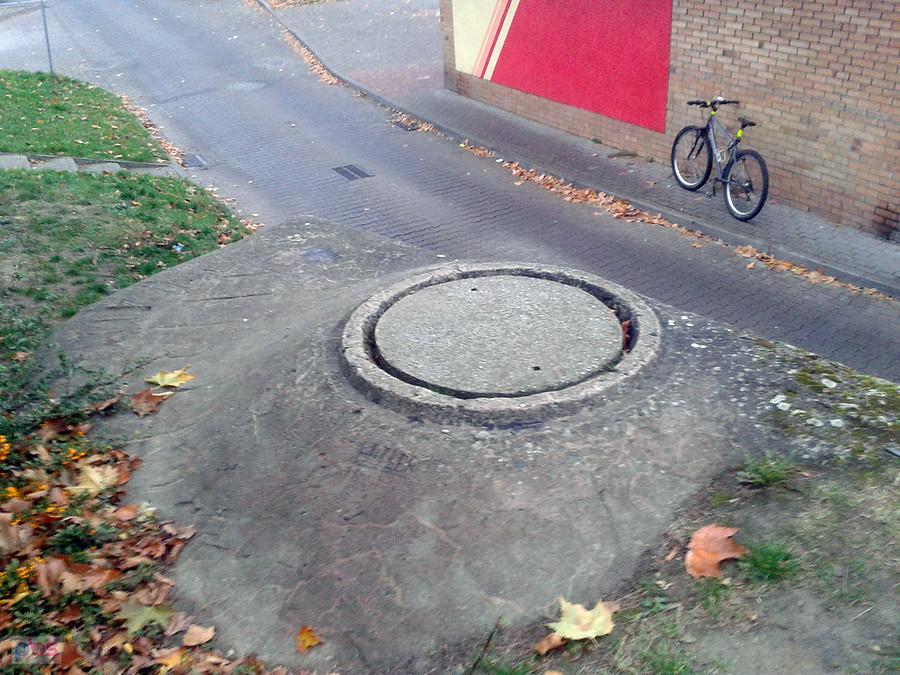 Widok z góry. Pod Polskim Sklepem