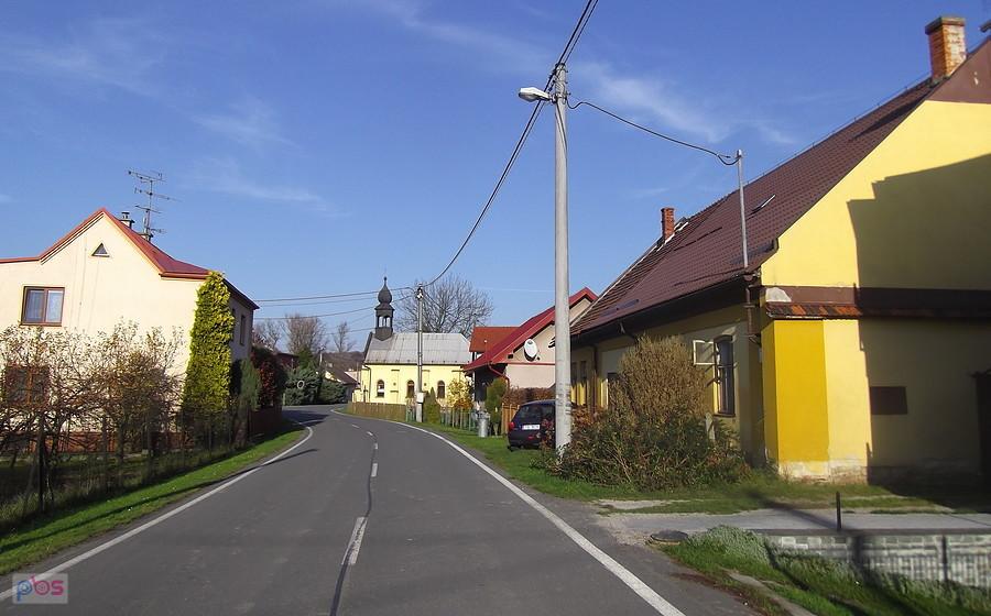 Przejeżdżam przez Věřňovice i wjazd do Polski.