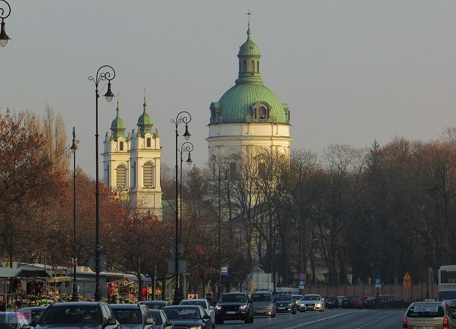 Powązki - Boromeusz, widok od Tatarskiej