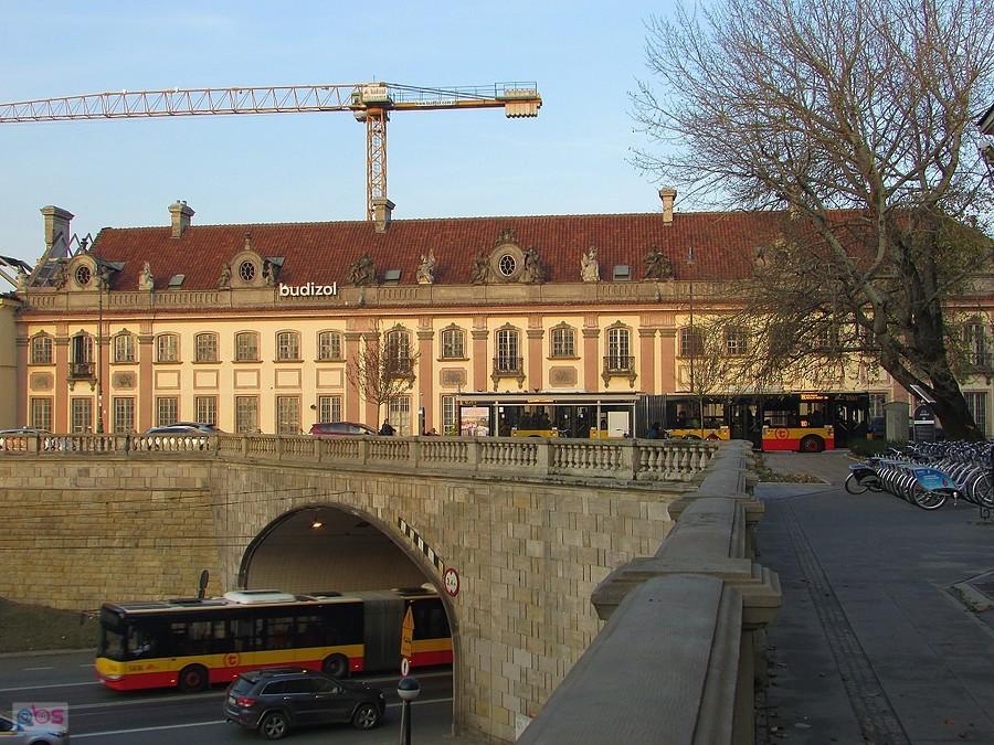 Pałac Branickich nad tunelem Trasy W-Z
