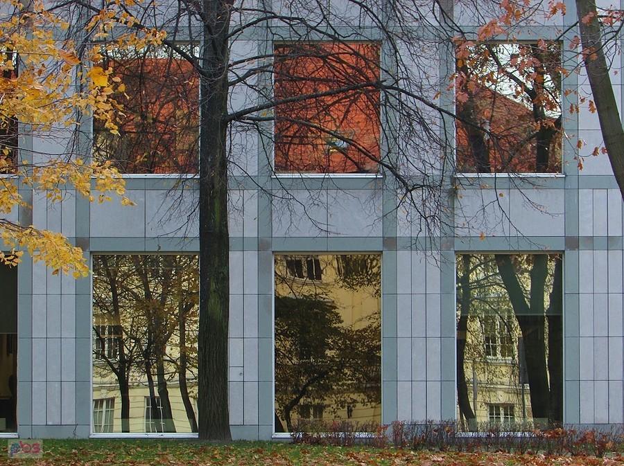 Odbicie lustrzane Pałacu Dembińskich