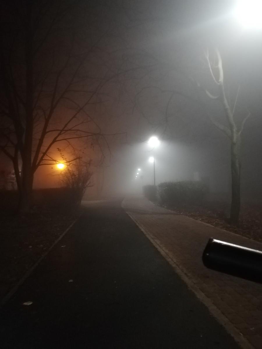 Dąbrowa Górnicza we mgle
