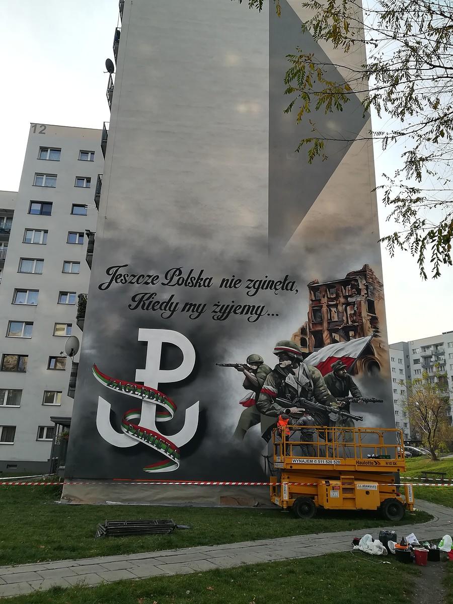 Nowy mural - Sosnowiec Środula