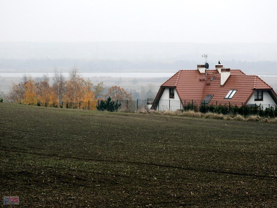 Jeszcze raz okolice Siadła Dolnego - szkoda, że była mgła.