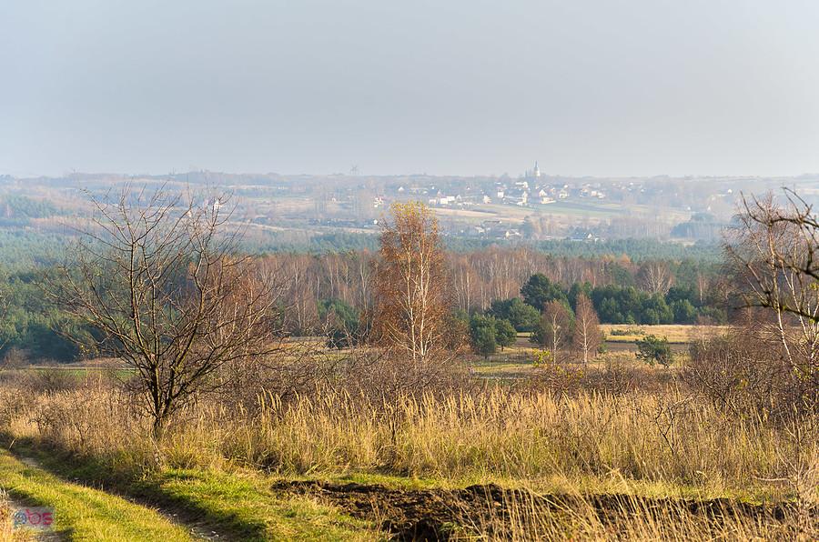 Choroń - widok na Przybynów