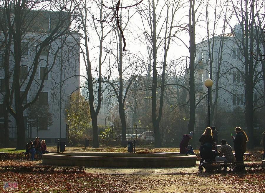Fontanna w Parku Dreszera
